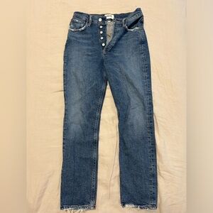 AGOLDE Riley High Rise straight crop